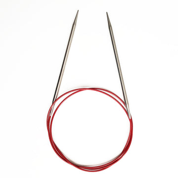 Red Lace Circular Knitting Needles 40