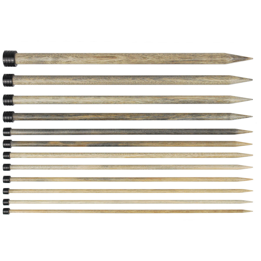 Lykke - Straight Single-pointed Knitting Needles Set 10