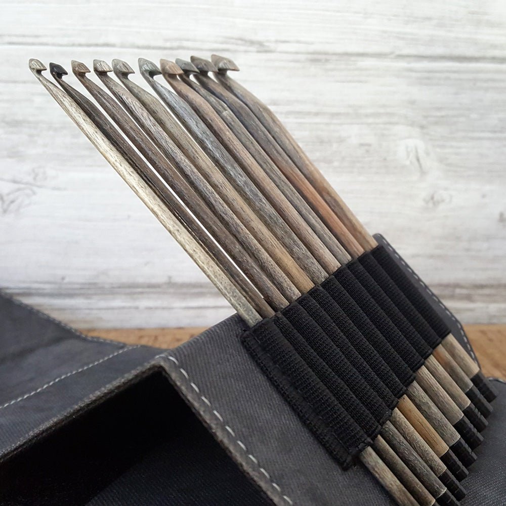 Driftwood - Crochet Hook Set- Grey Denim - Lykke