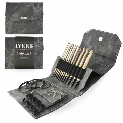 Lykke Driftwood Interchangeable Crochet Hook Set
