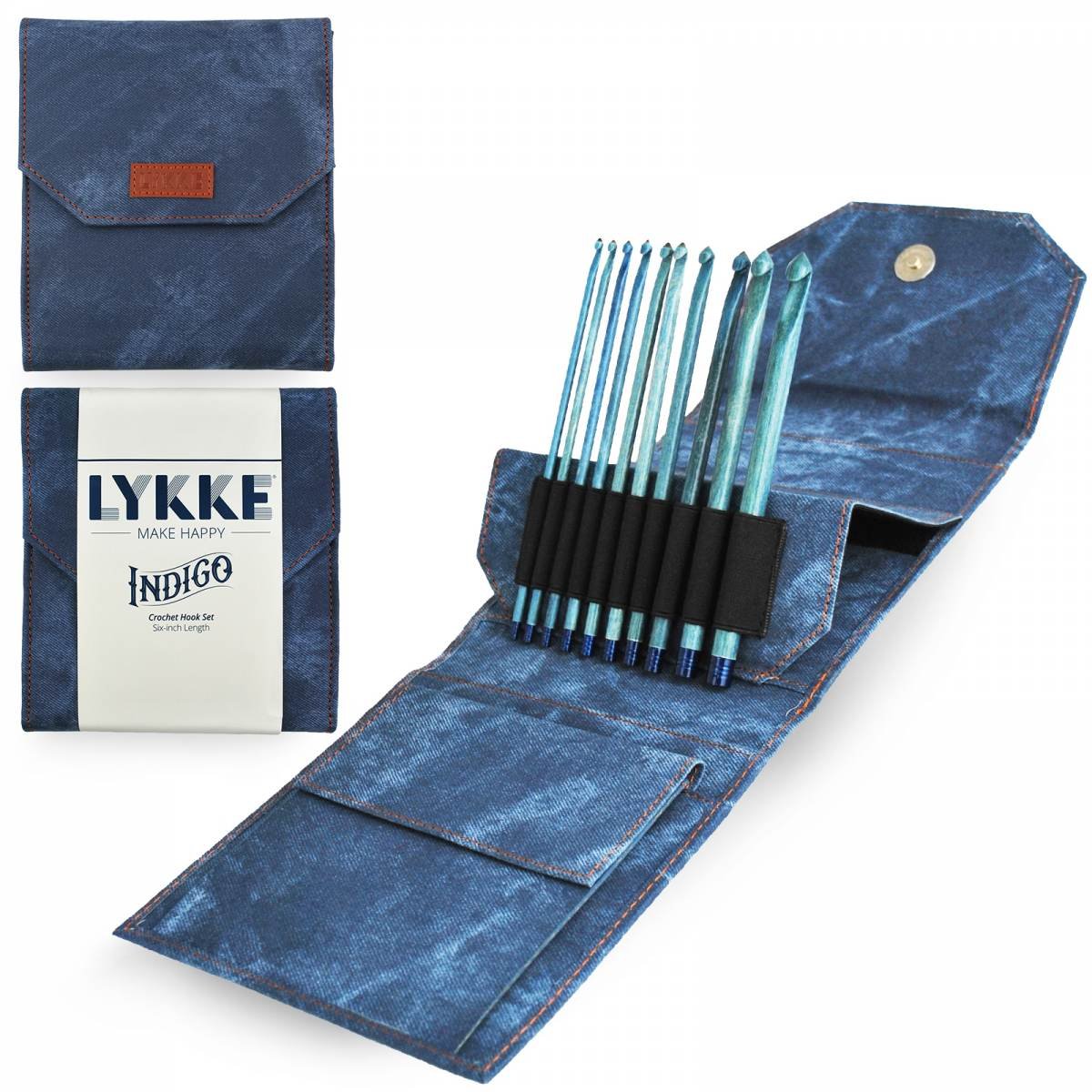 Indigo - Crochet Hook Set - Lykke  Edit alt text