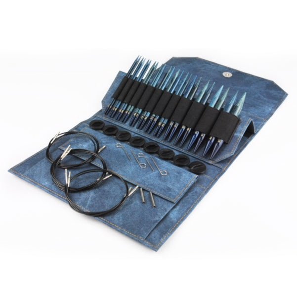 Indigo - Interchangeable Circular Knitting Needles Set 5